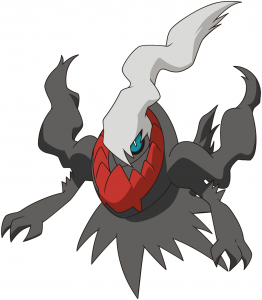 Ecco Darkrai il Pokèmon leggendario nelle versioni Perla e Diamante.