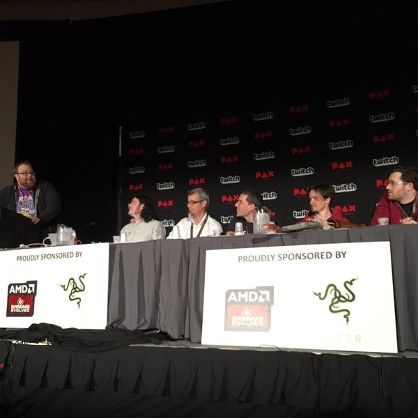 Conferenza del team Stoic al Pax East di Boston.