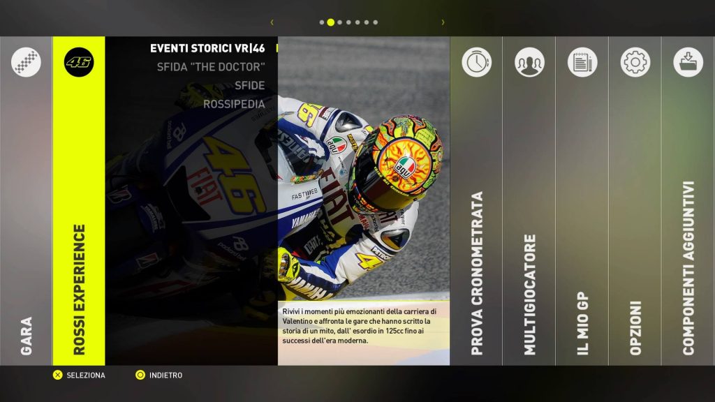 In questa categoria avremo l'occasione di battere il mito di Valentino Rossi.