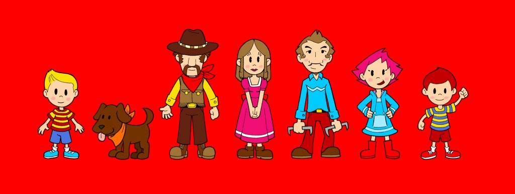 Il cast presente in Mother 3.