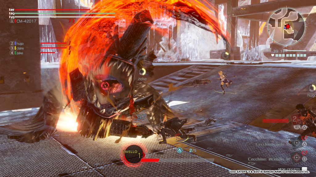 God Eater 3 combattimento