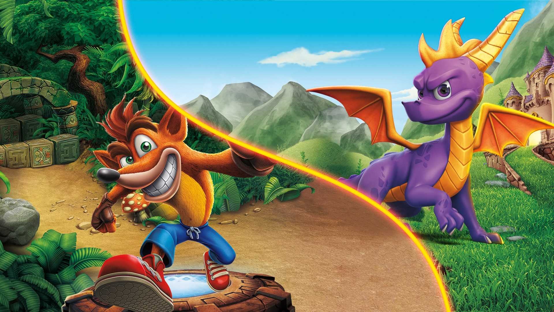 Crash Bandicoot e Spyro the Dragon