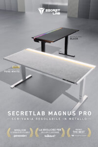 Secretlab MAGNUS Pro Pure White Collection