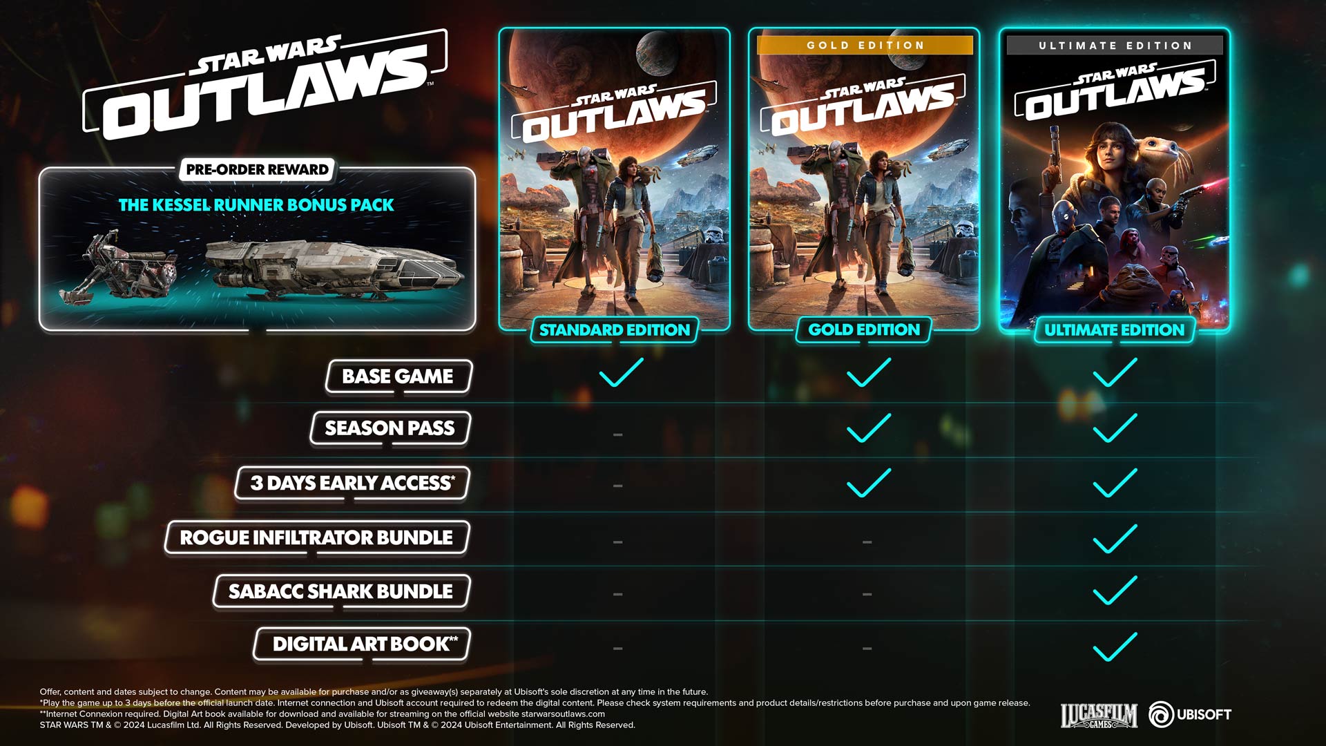 preorder, star wars outlaws