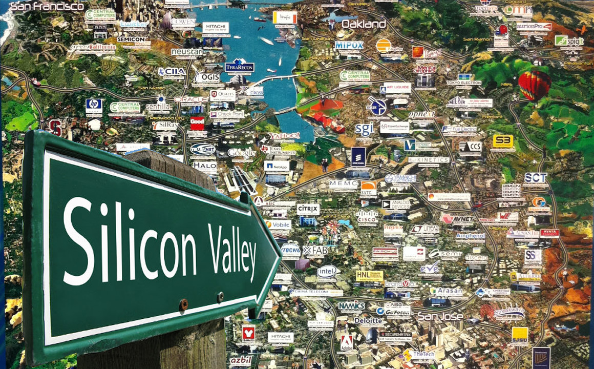 La Silicon Valley, culla del tecnologico statunitense