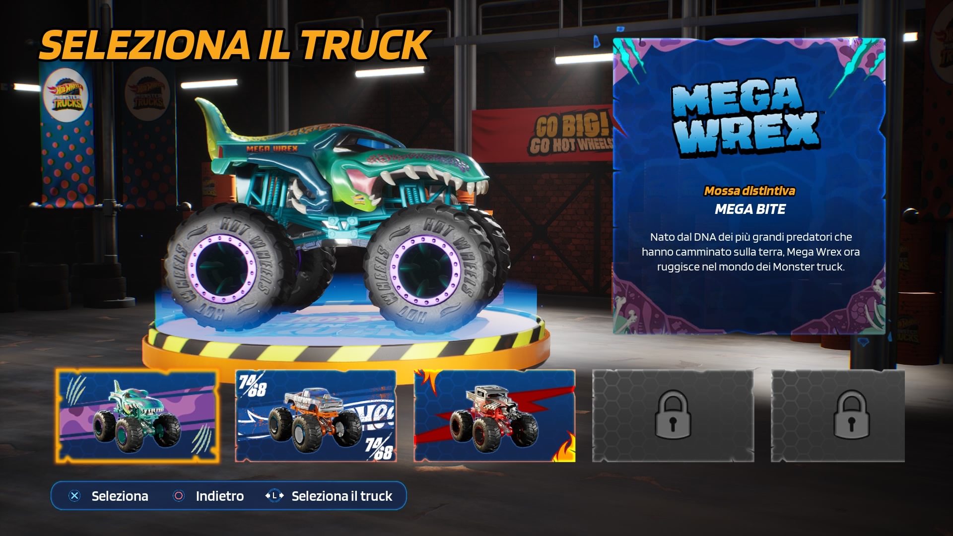 Hot Wheels Monster Trucks Stunt Mayhem Mezzi