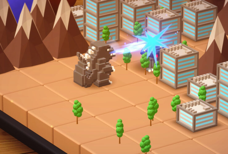 Godzilla Voxel Wars